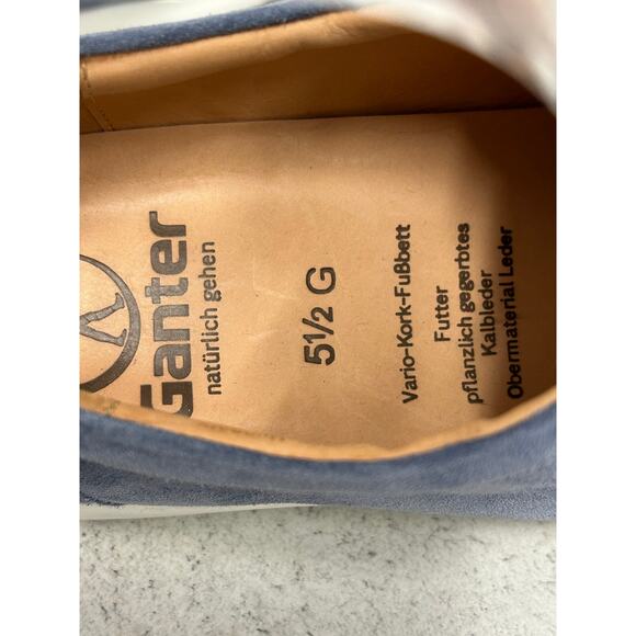 Ganter Gabby 1 Lace Up Sneaker (Women) - Blue Jeans US size 7.5 - 8 - Picture 4 of 9